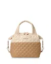 Mz Wallace Small Sutton Deluxe Top Handle Bag In Brown