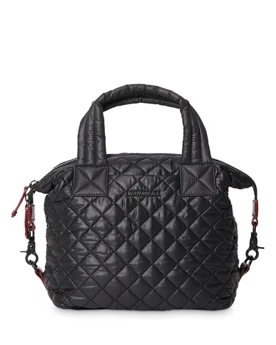 Mz Wallace Sutton Deluxe Small Quilted Nylon Tote Bag, Black