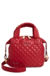 Mz Wallace Small Sutton Deluxe Tote In Red