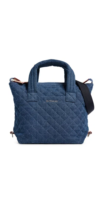 Mz Wallace Small Sutton Deluxe Tote True Blue Denim