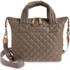 Mz Wallace Small Sutton Quilted Nylon Deluxe Tote