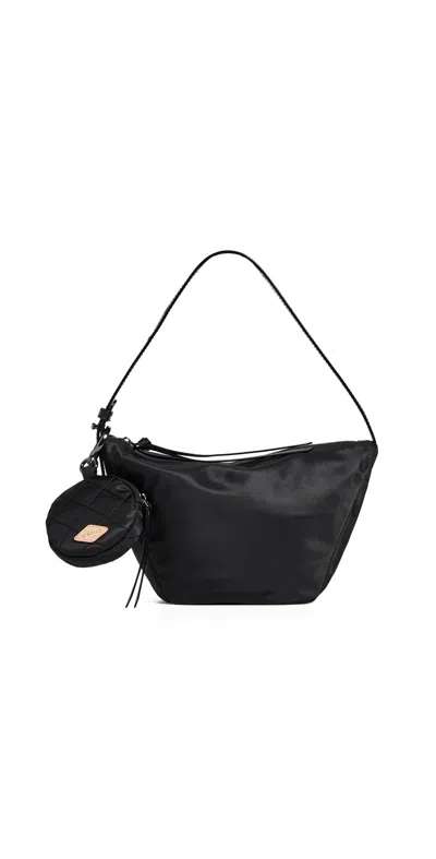 Mz Wallace Small Waverly Hobo Bag Black