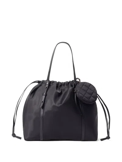 Mz Wallace Small Waverly Tote Bag In Black