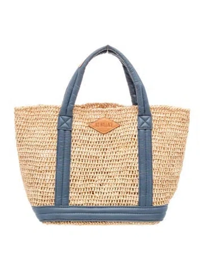 Pre-owned Mz Wallace Straw Tote In Neutral