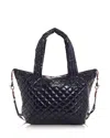 Mz Wallace Medium Sutton Deluxe Tote In Navy Lacquer