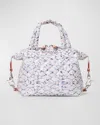 Mz Wallace Sutton Micro Quilted Top-handle Bag In Multi