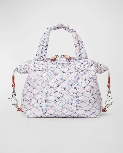 Mz Wallace Sutton Micro Quilted Top-handle Bag In Multi