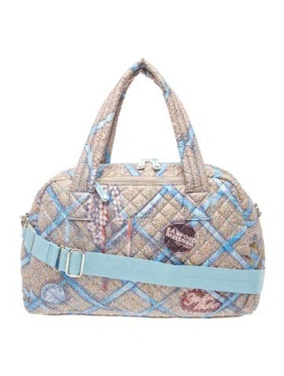Pre-owned Mz Wallace Top Handle Bag In Blue