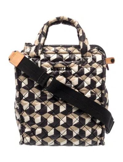 Pre-owned Mz Wallace Top Handle Bag In Neutral