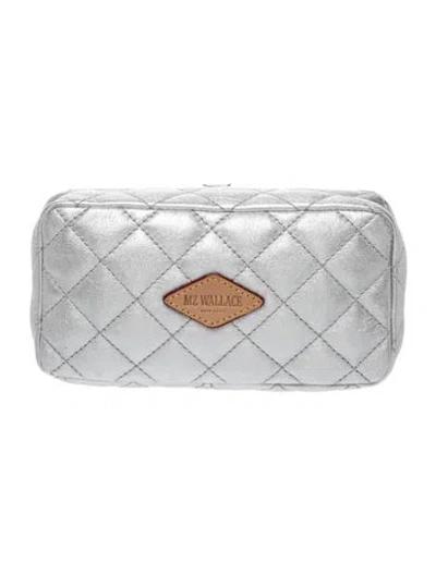 Pre-owned Mz Wallace Travel Bag In Silver
