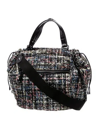 Pre-owned Mz Wallace Tweed Shoulder Bag In Multi