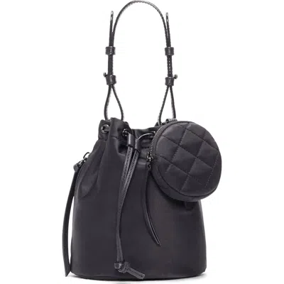 Mz Wallace Waverly Bucket Bag In Black