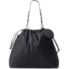 Mz Wallace Waverly Nylon Shoulder Bag In Black