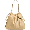 Mz Wallace Waverly Nylon Shoulder Bag In Brown