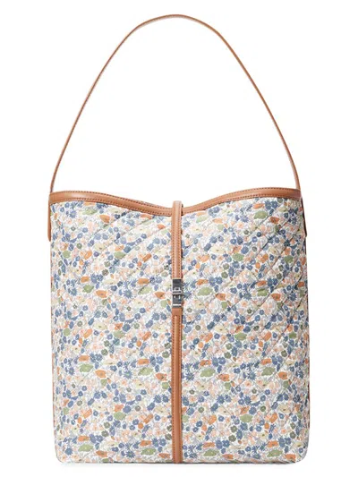 Mz Wallace Women's Astor Floral Quilted Hobo Shoulder Bag In Neutral