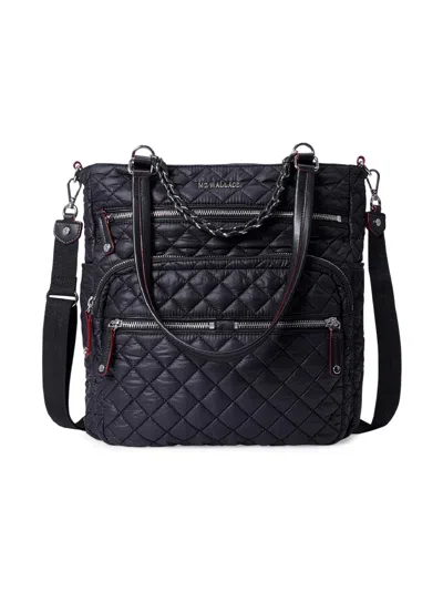 Mz Wallace Women's Crosby Magazine Quilted Tote Bag In Black