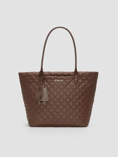 Mz Wallace Women's Daily Medium Quilted Tote Bag In Walnut