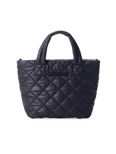 Mz Wallace Women's Dawn Metro Petite Nylon Metro Tote Bag In Black