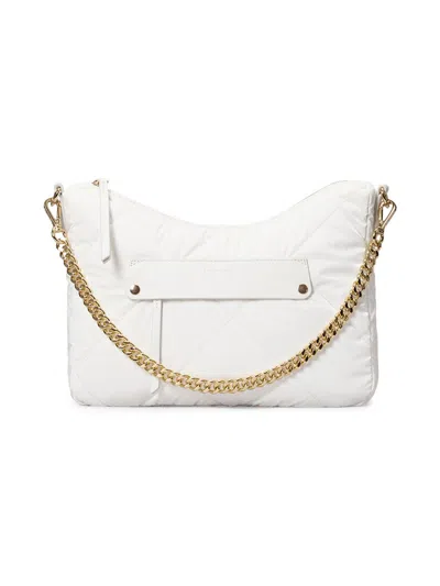 Mz Wallace Women's Madison Uptown Quilted Crossbody Bag In White