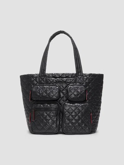 Mz Wallace Women's Medium Metro Travel Tote Bag In Black