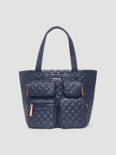 Mz Wallace Women's Medium Metro Travel Tote Bag In Navy