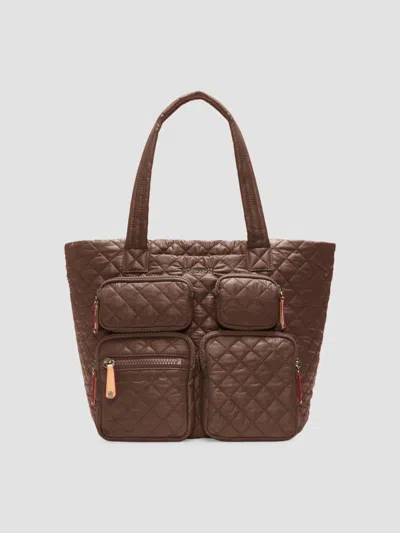 Mz Wallace Women's Medium Metro Travel Tote In Walnut