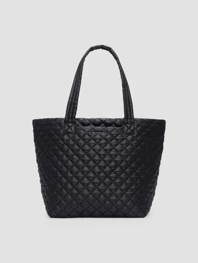 Mz Wallace Women's Metro Deluxe Medium Quilted Tote Bag In Black