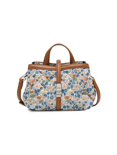 Mz Wallace Women's Mini Astor Floral Quilted Top Handle Bag In Neutral
