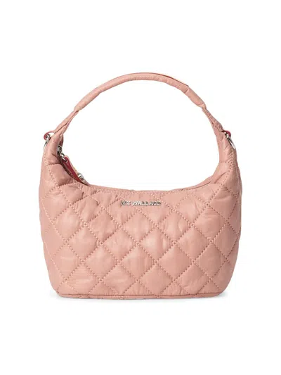 Mz Wallace Women's Mini Metro Quilted Hobo Bag In Pink