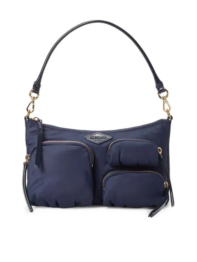 Mz Wallace Women's Petite Chelsea Logo Shoulder Bag In Blue