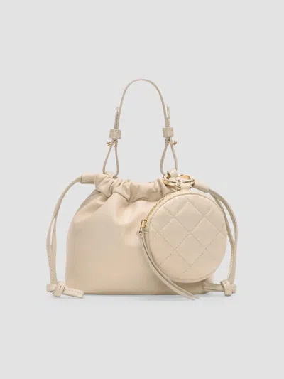 Mz Wallace Women's Waverly Bebe Drawstring Bag In Sand