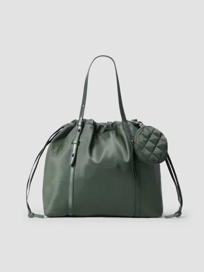 Mz Wallace Women's Waverly Small Drawstring Tote Bag In Juniper