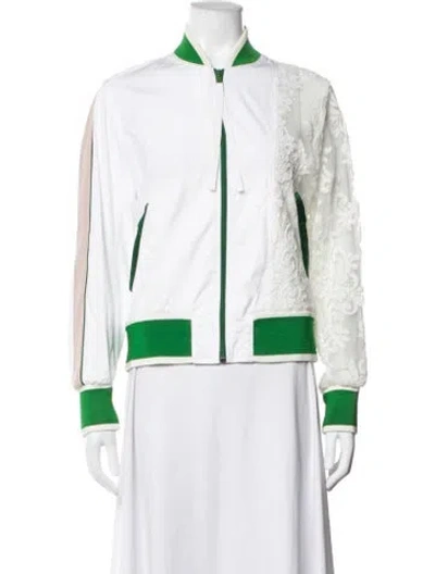 Pre-owned N°21 Bomber Jacket In White