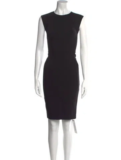 Pre-owned N°21 Crew Neck Knee-length Dress In Black