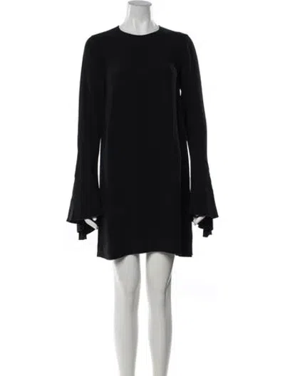 Pre-owned N°21 Crew Neck Mini Dress W/ Tags In Black