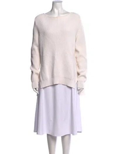 Pre-owned N°21 Crew Neck Sweater In Neutral