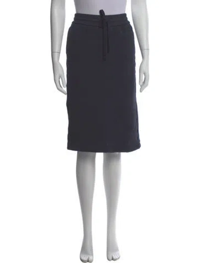 Pre-owned N°21 Crystal Embellishments Knee-length Skirt In Gray