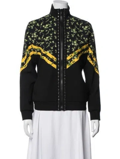 Pre-owned N°21 Floral Print Jacket In Black
