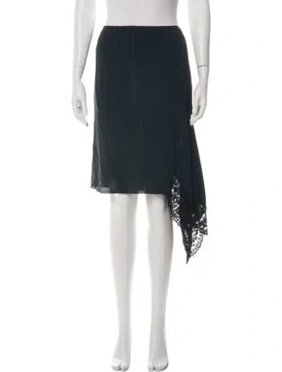 Pre-owned N°21 Lace Pattern Mini Skirt In Green