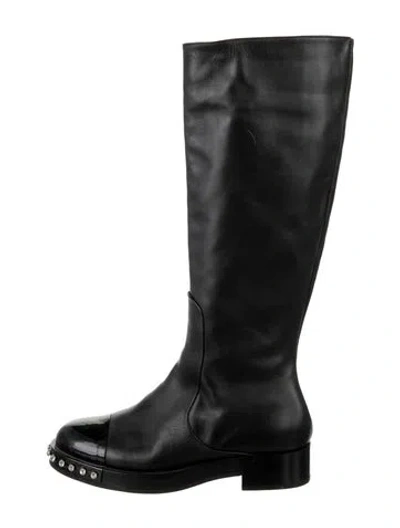 Pre-owned N°21 Leather Boots In Black