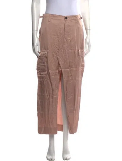 Pre-owned N°21 Long Skirt In Pink