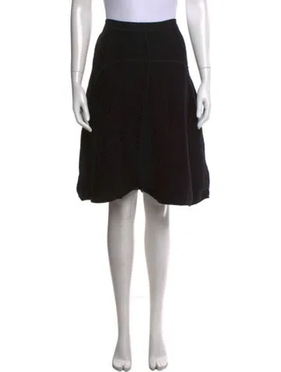 Pre-owned N°21 Midi Length Skirt In Black