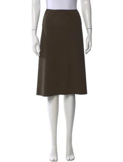 Pre-owned N°21 Midi Length Skirt In Green