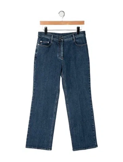Pre-owned N°21 Mid-rise Straight Leg Jeans In Blue