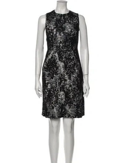 Pre-owned N°21 Printed Knee-length Dress In Black