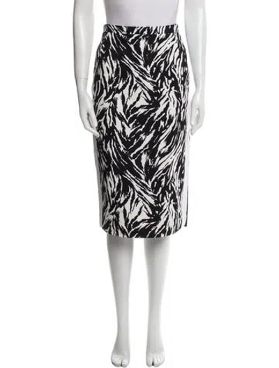 Pre-owned N°21 Printed Knee-length Skirt In Black