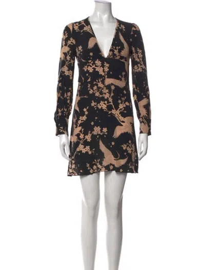 Pre-owned N°21 Silk Mini Dress In Black