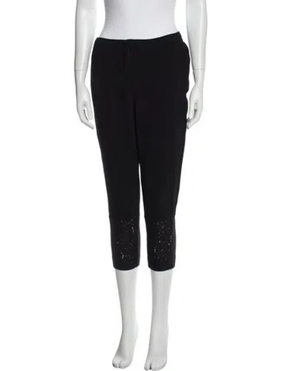 Pre-owned N°21 Straight Leg Pants In Black