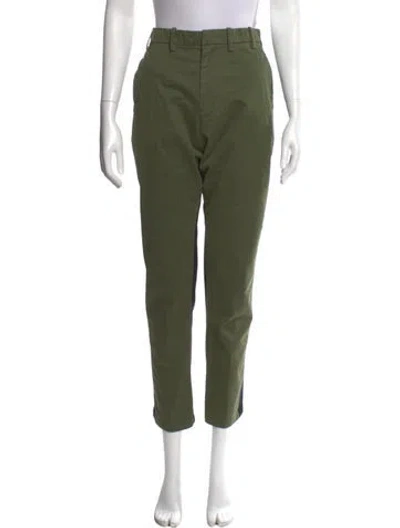 Pre-owned N°21 Straight Leg Pants In Green