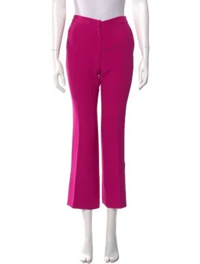 Pre-owned N°21 Straight Leg Pants In Pink